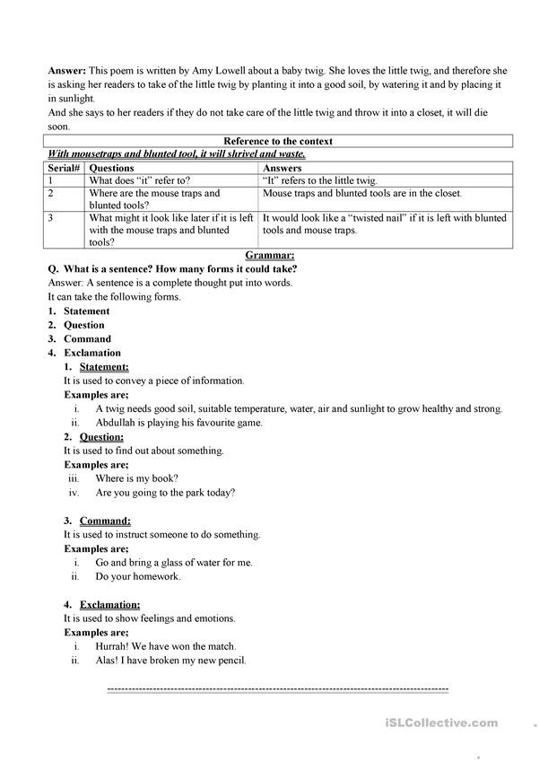 Comprehension Worksheets for Grade 6 Oxford Grade 6 English English Esl Worksheets for Distance