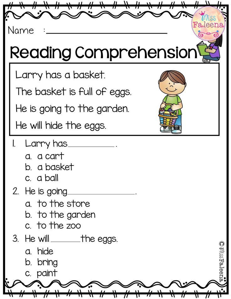 Comprehension Worksheets for Kindergarten April Reading Prehension Dengan Gambar