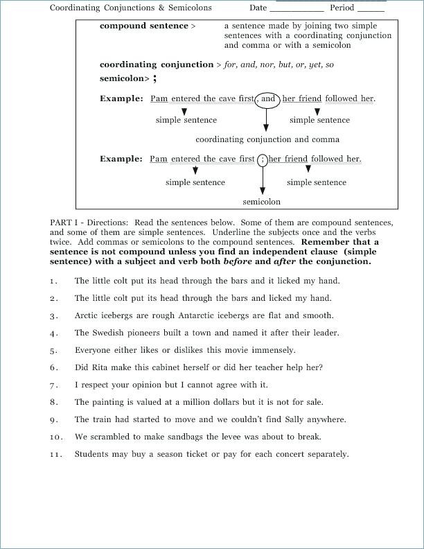 Conjunctions Worksheets 5th Grade Correlative Conjunctions Worksheets Worksheet Correlative