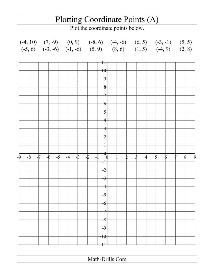 Coordinate Grid Worksheets 6th Grade Coordinate Math Worksheets &amp; Free Math Worksheet Printables