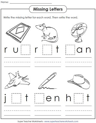 Cvc Worksheet Kindergarten Phonics Worksheets Cvc Words