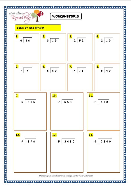 Division Worksheets for Grade 2 Grade 3 Maths Worksheets Division 6 3 Long Division