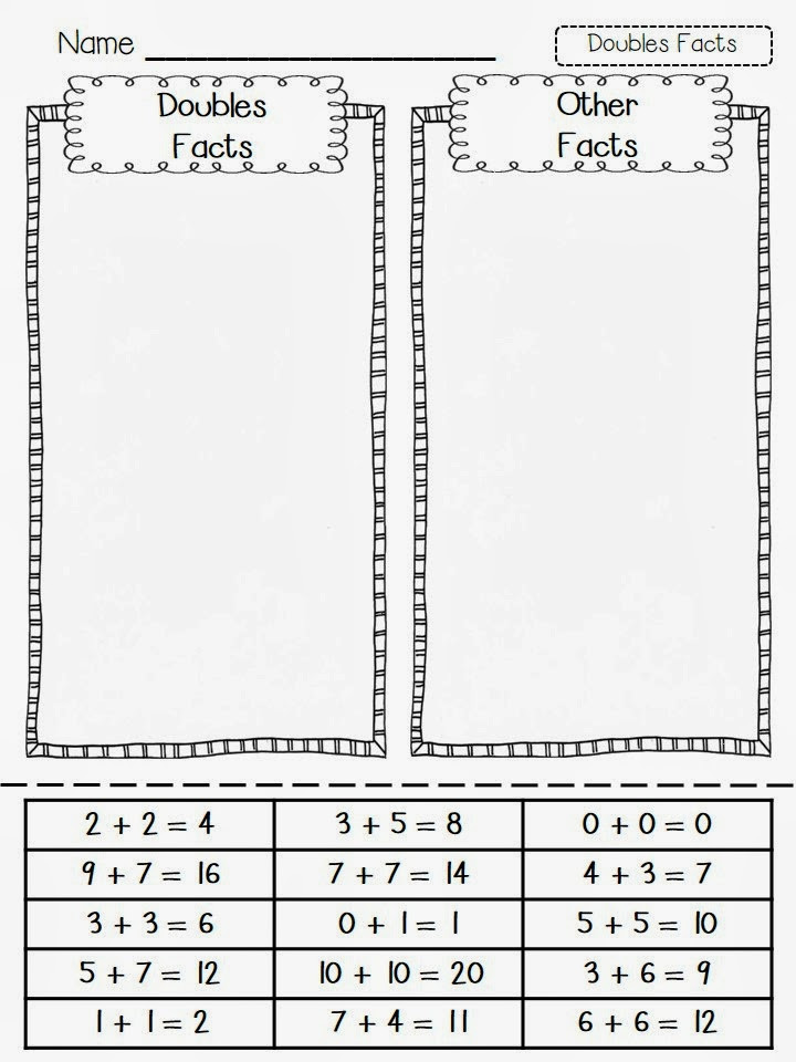 Doubles Rap Printable It S the Doubles Baby Lets Go Flying Into First Grade