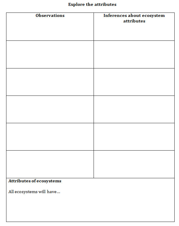 Ecosystem Worksheets 4th Grade Lesson 1 What is An Ecosystem