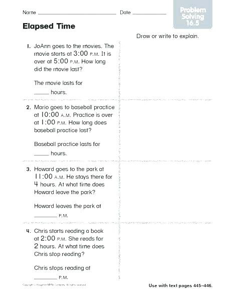 Elapsed Time 3rd Grade Worksheets First Grade Telling Time Worksheets Worksheets Telling