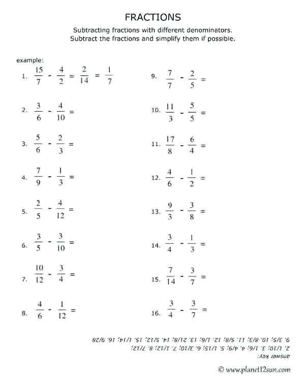 Equivalent Fraction Worksheets 5th Grade 30 Year 6 Fractions Worksheets
