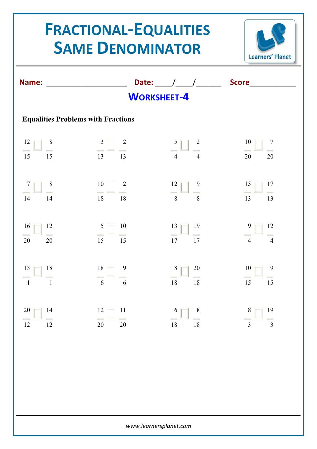 Equivalent Fractions Worksheets 5th Grade Equivalent Fractions Worksheets for 5th Grade