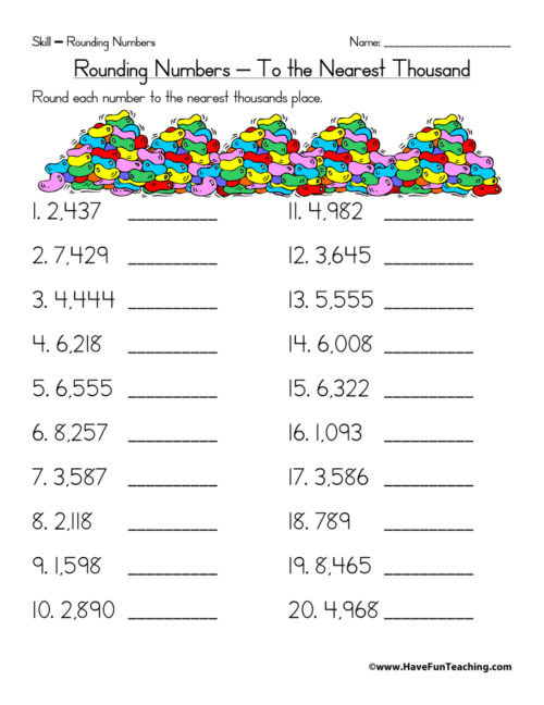 Estimation Worksheets for 3rd Grade Estimation Worksheets • Have Fun Teaching