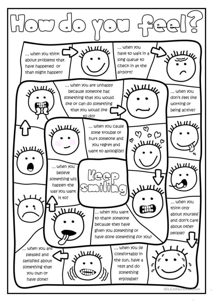 Feelings and Emotions Worksheets Printable Free Printables and Activities Feelings Emotions social
