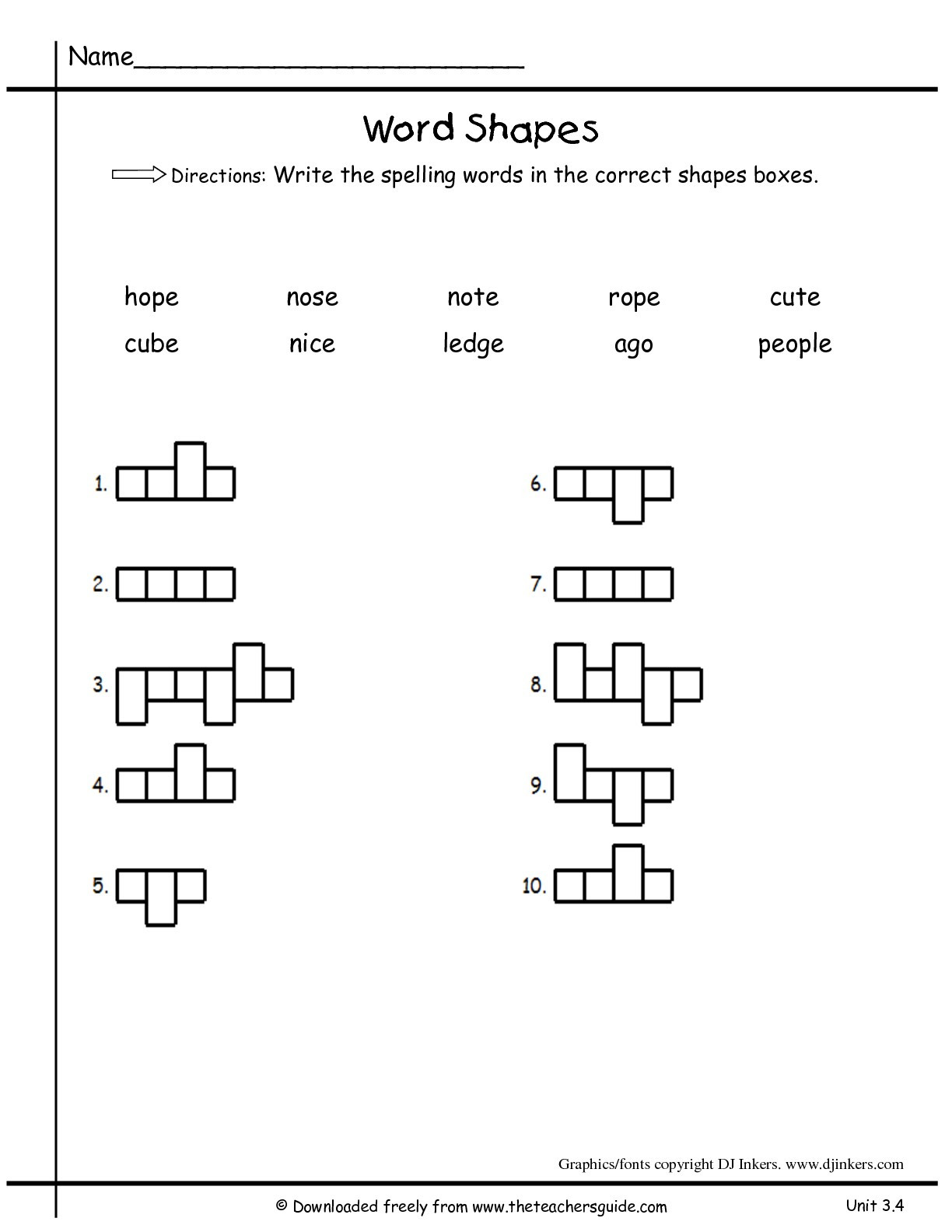 First Grade Spelling Words Worksheets Spelling Words for 1st Grade Worksheets ÙÙ ÙØ³Ø¨Ù ÙÙ ÙØ ÙÙ