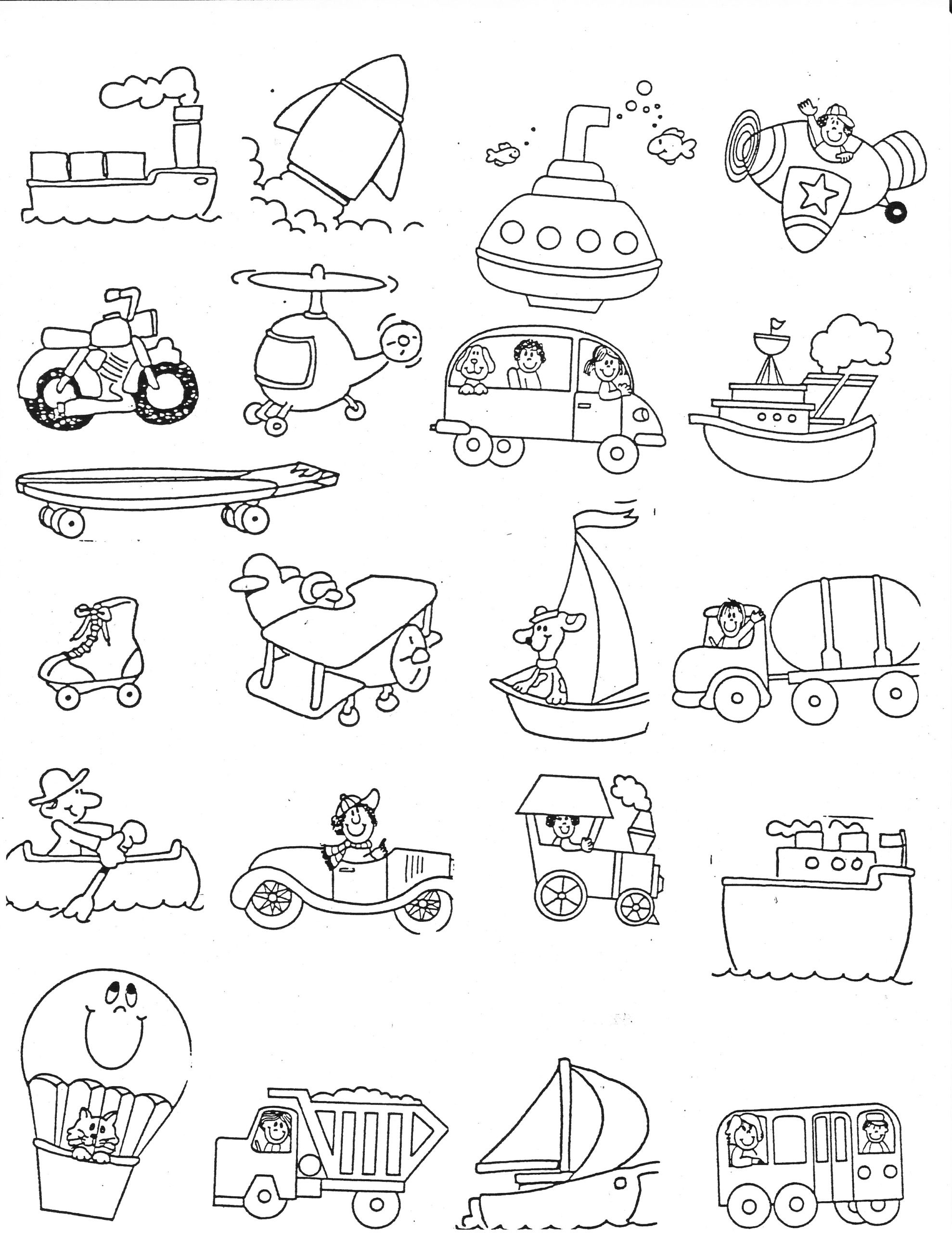Force and Motion Printable Worksheets Transportation Kindergarten Nana force and Motion Worksheets