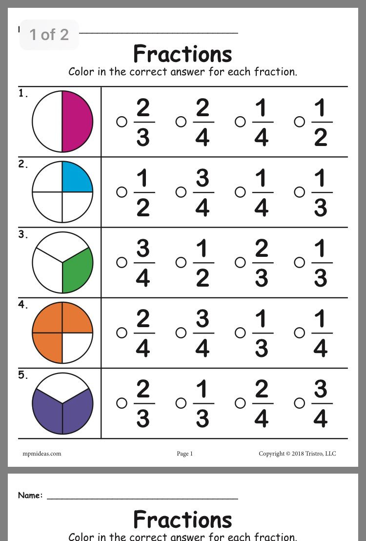 Free First Grade Fraction Worksheets Pin by Hanit Schuldenfrei On Fractions
