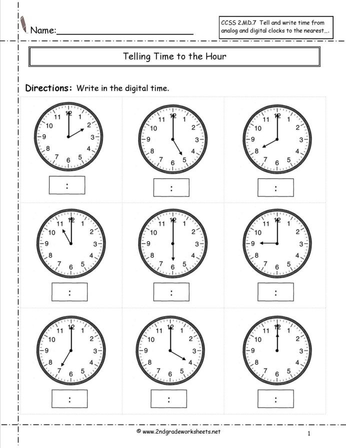 Free Printable Abeka Worksheets Telling Time Worksheets Half Hour Kids Math Free 2nd Grade