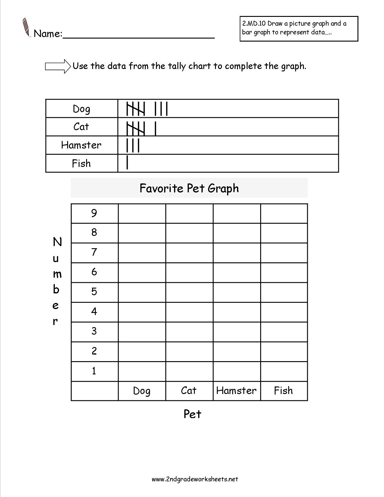 Free Printable Bar Graph 3rd Grade Graph Worksheets