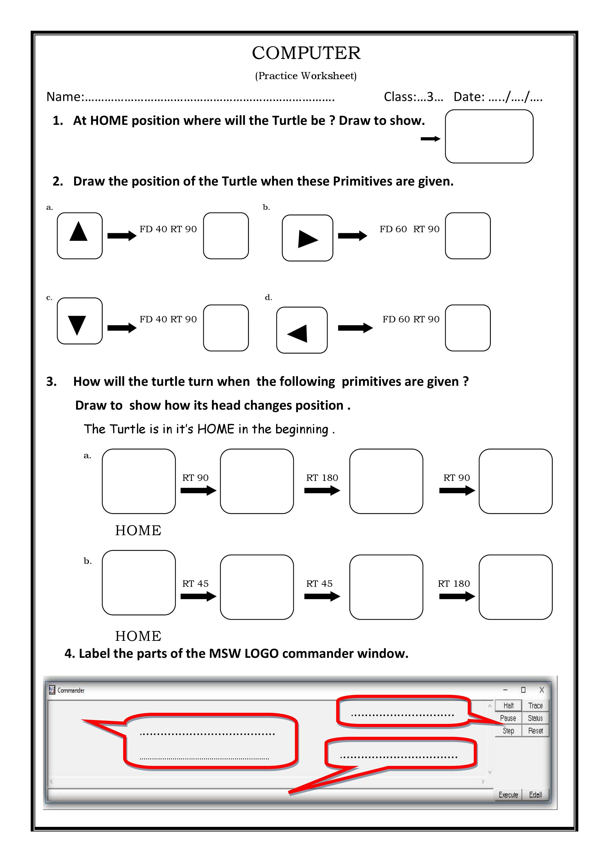 Free Printable Computer Keyboarding Worksheets Parts A Puter Mouse Worksheet