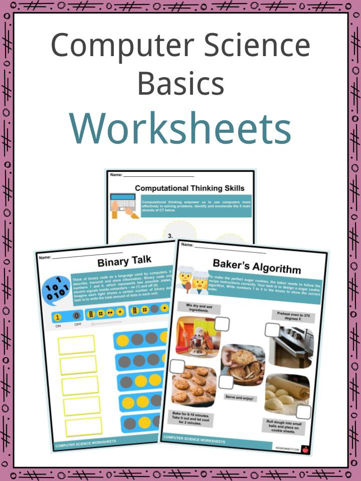 Free Printable Computer Worksheets Puter Science Basics Facts &amp; Worksheets for Kids