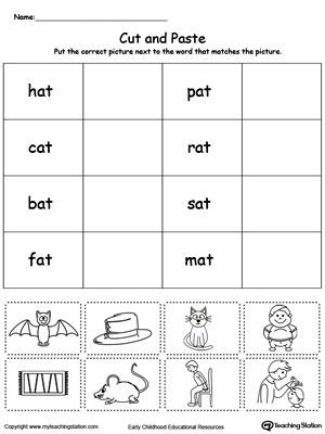 Free Printable Cvc Worksheets Early Childhood sorting and Categorizing Worksheets
