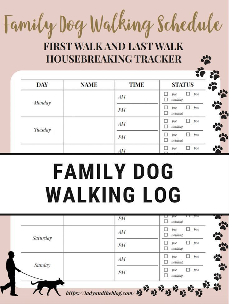 Free Printable Dog Training Worksheets Free Printable Dog Walker Log Set A Schedule and Develop A