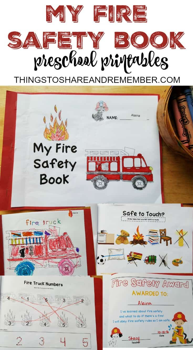 Free Printable Fire Safety Worksheets Preschool Fire Safety Booklet Printables