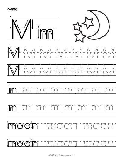 Free Printable Letter M Worksheets Free Printable Tracing Letter M Worksheet Signlanguage