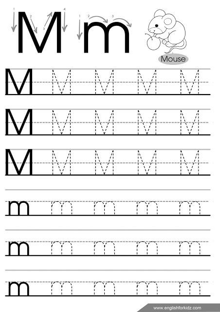 Free Printable Letter M Worksheets Letter Tracing Worksheets Letters K T