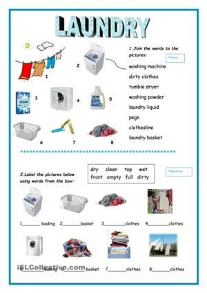 Free Printable Life Skills Worksheets Laundry