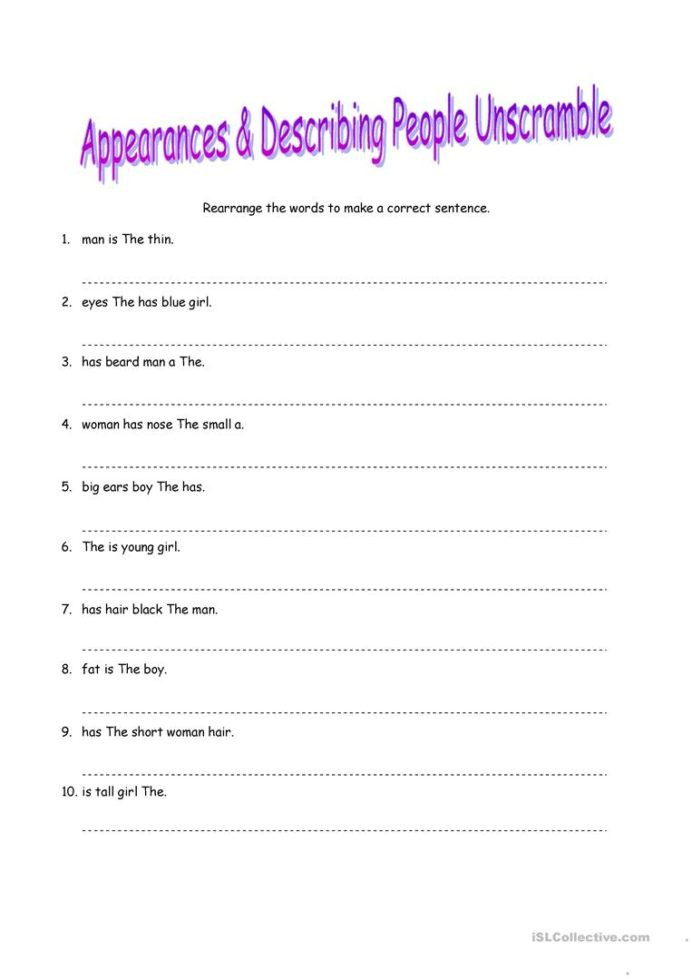 Free Printable Sentence Structure Worksheets Basic Sentence Structure Worksheet English Esl Worksheets