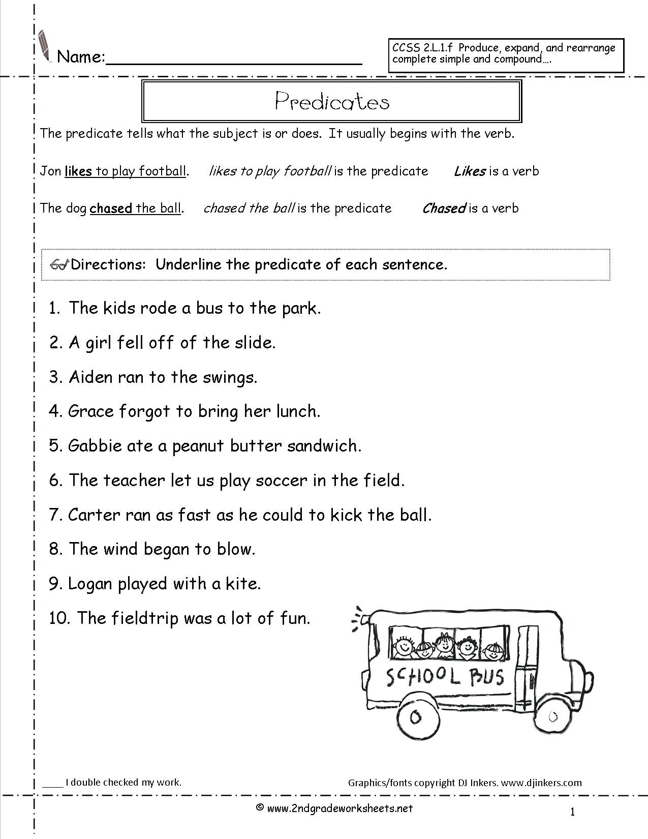 Free Printable Sentence Structure Worksheets Free Sentence Structure Worksheets Sentence Worksheet