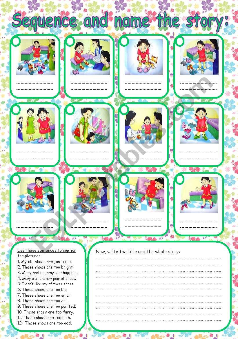 Free Printable Story Sequencing Worksheets Sequence the Story Esl Worksheet by Rumeisa