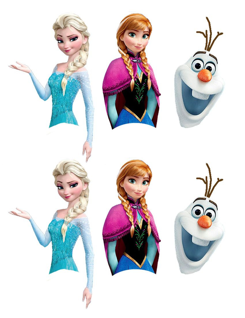 Frozen Cake toppers Printable Free Disney Frozen 2 Printable for Cake Pops