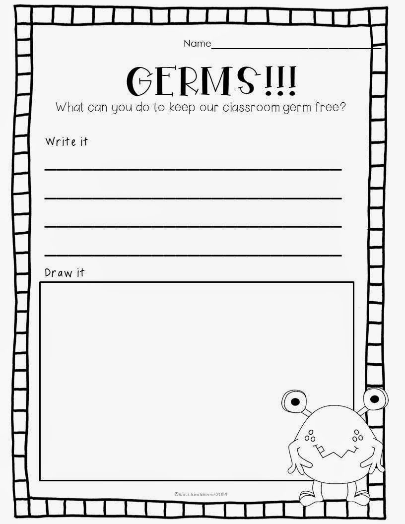 Germ Worksheets for First Grade Teaching Kids About Germs