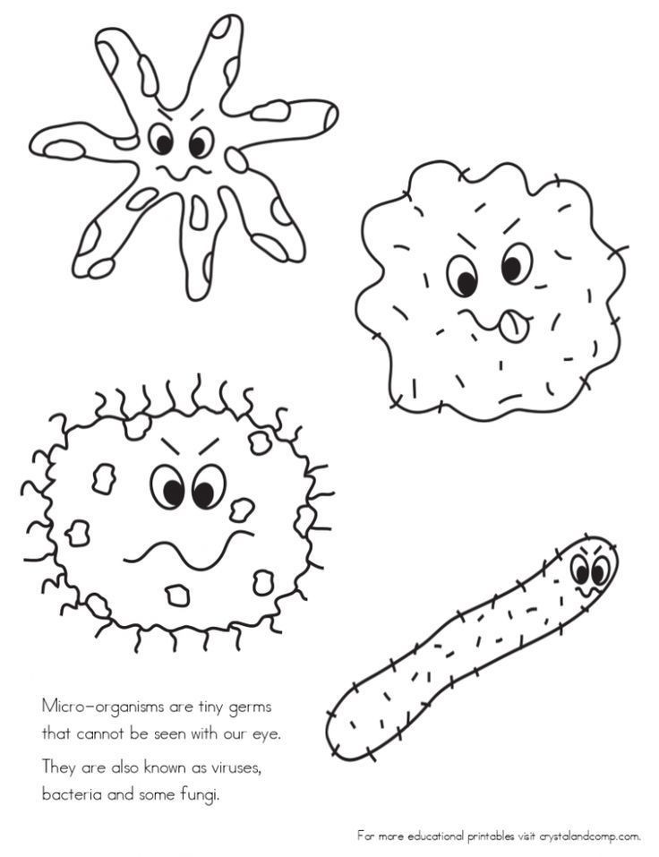 Germs Worksheets for Kindergarten No More Spreading Germs Coloring Pages for Kids