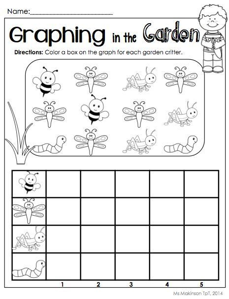 Graphing Worksheets Kindergarten May Printables Kindergarten Literacy and Math