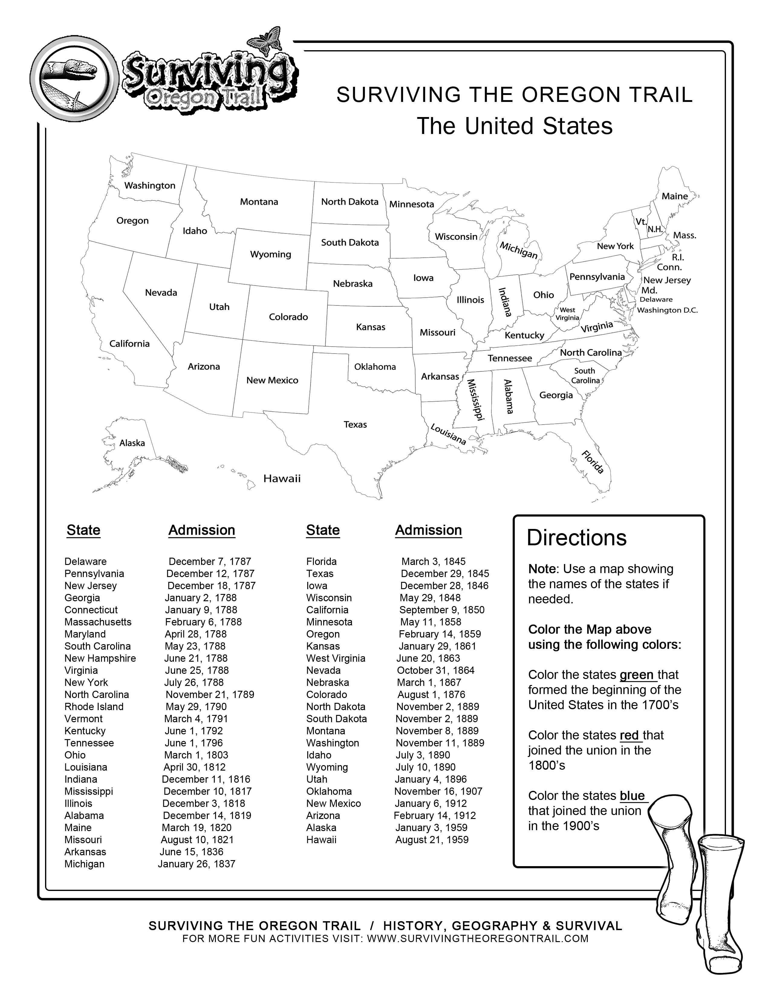 History Worksheets for 2nd Grade Us Geography Worksheets Printable
