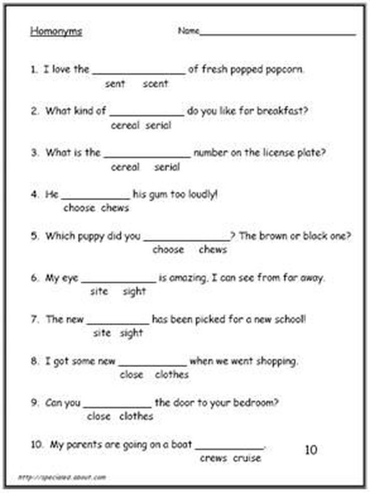Homophones Worksheets 4th Grade What is the Difference Between Homonyms and Homophones