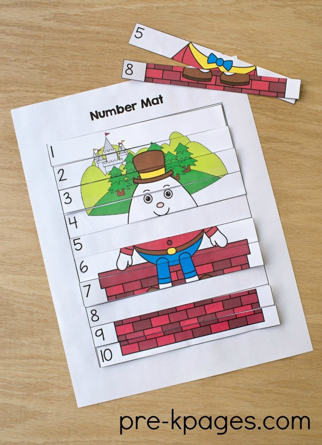 Humpty Dumpty Printable Book Humpty Dumpty Nursery Rhyme theme In Preschool