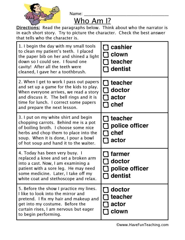 Inference Worksheets for 4th Grade People Inferences Worksheet with Images