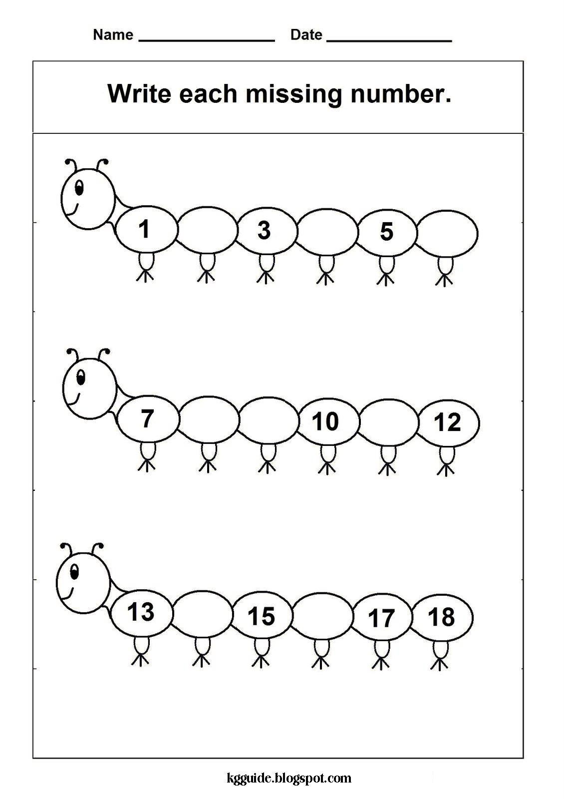 Kindergarten Number Line Worksheet Missing Number Worksheet New 330 Missing Numbers On Number