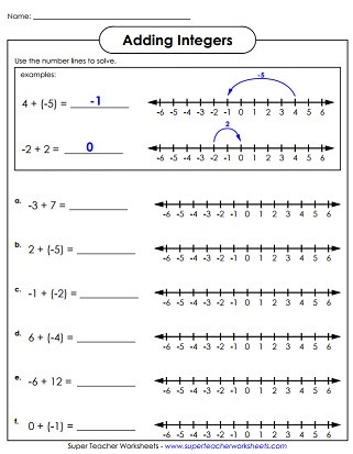 Kindergarten Number Line Worksheet Number Line Worksheets