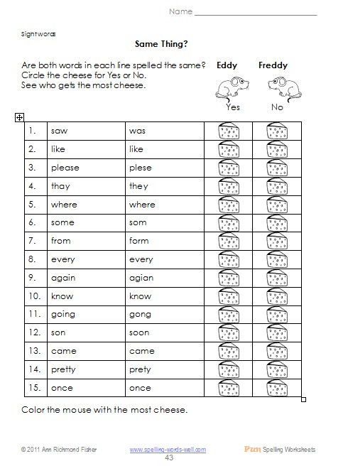 Kindergarten Spelling Worksheets Spelling for Kindergarten Words and Tips for Learning them