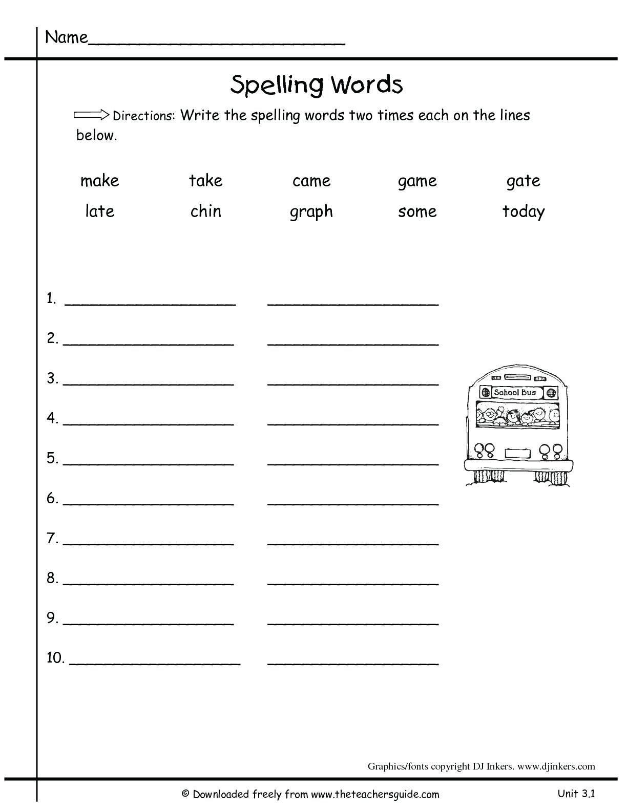 Kindergarten Spelling Worksheets Worksheet Reading Sight Words for Kindergarten Christmas