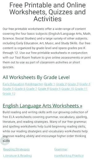 Language Arts Worksheets 8th Grade 8th Grade Reading Worksheets