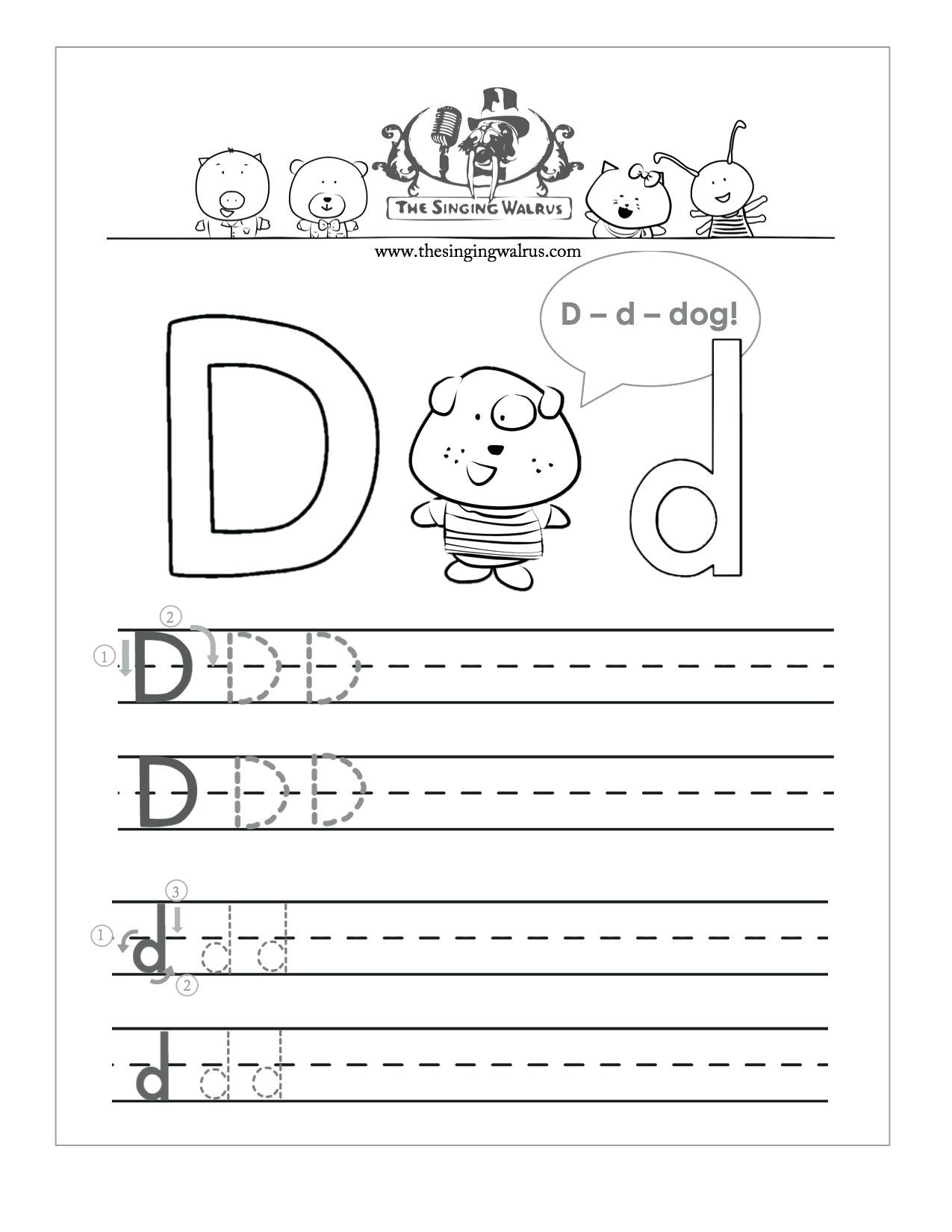 Letter D Worksheet Preschool Letter D Worksheets for Free Download Letter D Worksheets