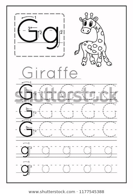 Letter G Worksheet Preschool Writing Practice Letter G Printable Worksheet à¹à¸§à¸à¹à¸à¸­à¸£à¹à¸ªà¸à¹à¸­à¸