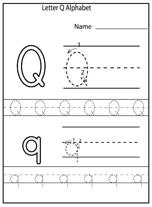 Letter J Tracing Worksheets Preschool Letter Q Worksheets for Preschoolers Letter Q Worksheets for
