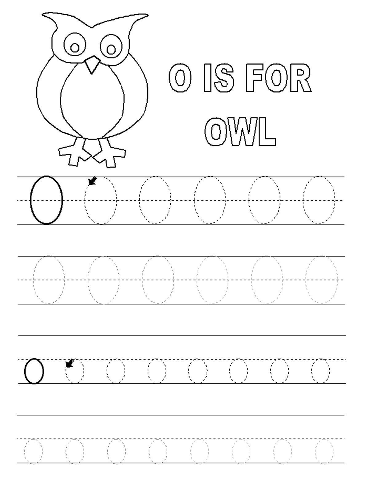 Letter O Worksheets for Preschool Worksheet Fun Science for Kindergarten Nursery Graduation
