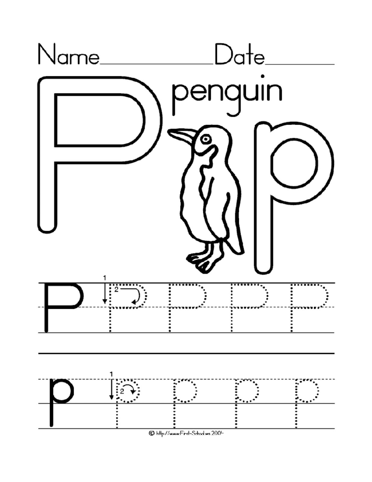 Letter P Worksheets Preschool Letter P Worksheets to Print Letter P Worksheets Alphabet