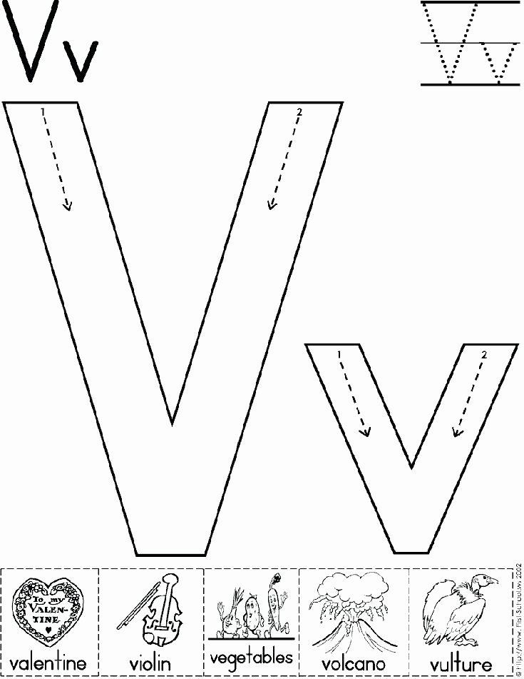 Letter V Worksheets Preschool Pin On Examples Printable Preschool Worksheets