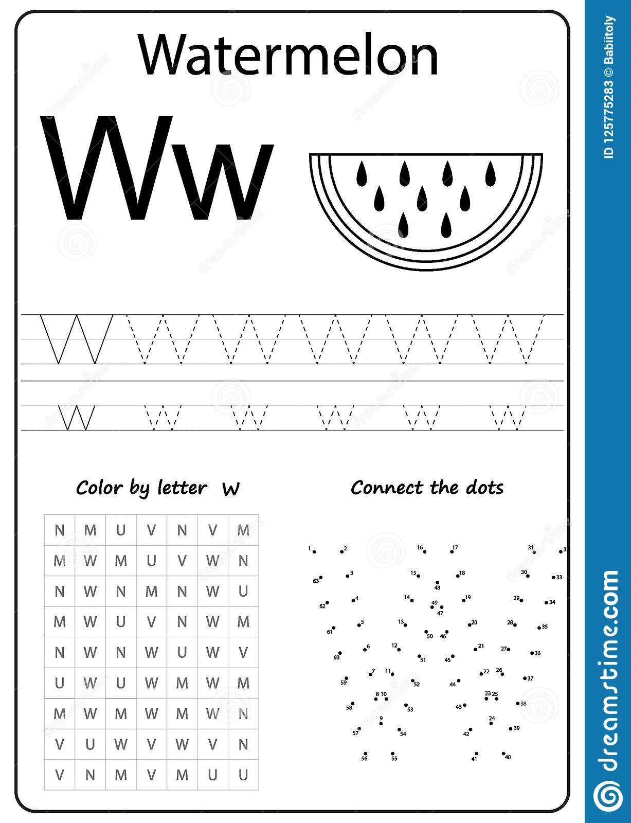 Letter W Worksheets for Preschoolers Writing Letter W Worksheet Writing A Z Alphabet