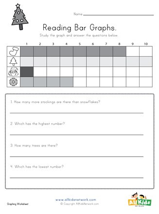 Line Graph Worksheet 3rd Grade Christmas Bar Graph Worksheet